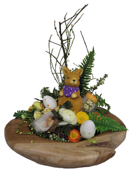 Preview: Schale aus Teakholz Durchmesser 20cm x Höhe 7 cm